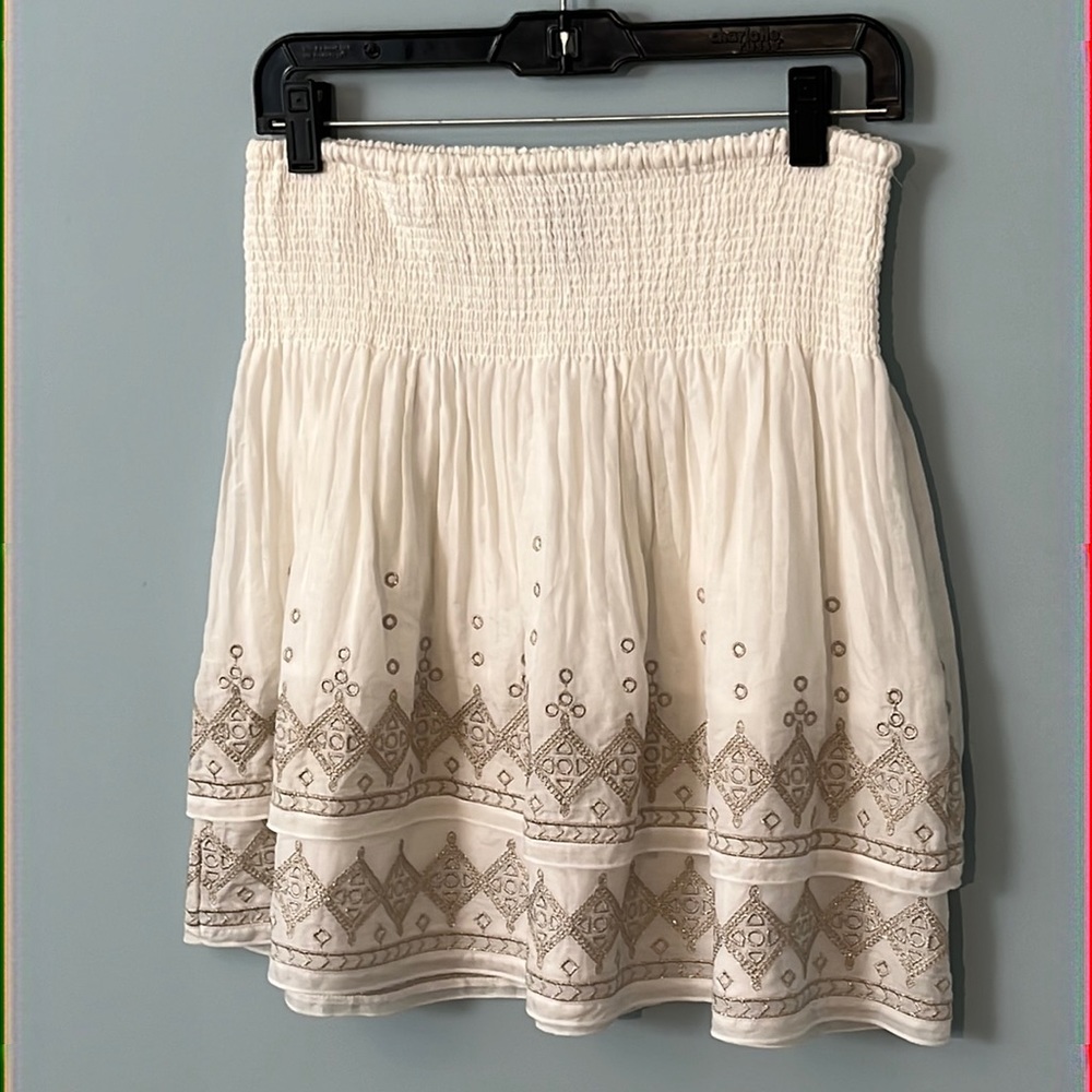White House Black Market- elastic waist band skirt
